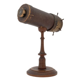 Charles G. Bush and Company Kaleidoscope on Walnut Stand, 19th Century For Sale