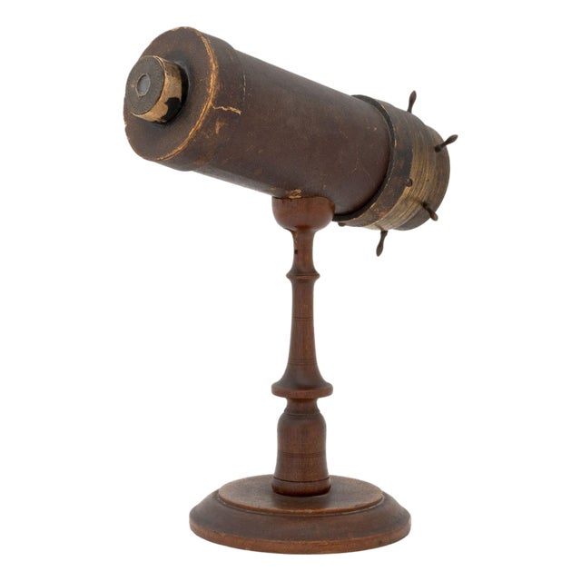 Charles G. Bush and Company Kaleidoscope on Walnut Stand, 19th Century For Sale