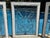 5-Piece Art Deco Beveled Leaded Glass Window Set Matching Transom & 4 Sidelights For Sale - Image 16 of 18