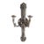 Antique Bronze Classical Torch Form Two-Light Wall Sconce, Circa 1920 For Sale