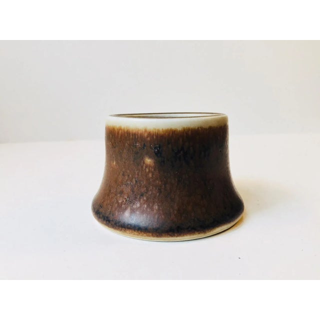 Mid-Century Small Hares Fur Vase from Rörstrand, 1960s For Sale - Image 6 of 6