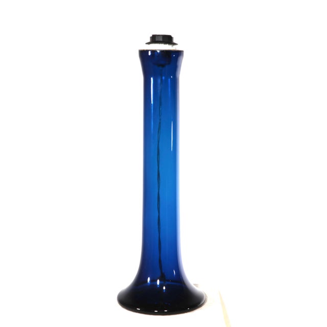 Swedish Modern Glass Lamp Base by Uno & Osten for Luxus For Sale In New York - Image 6 of 6