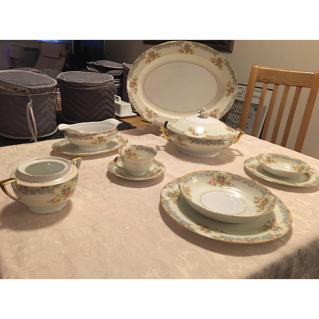 Vintage 1930s Noritake China Dinnerware, Made in Japan 81 Pieces