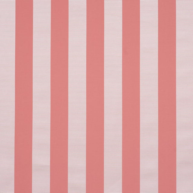 2020s Schumacher Madison Wide Stripe Fabric In Pink For Sale - Image 5 of 5