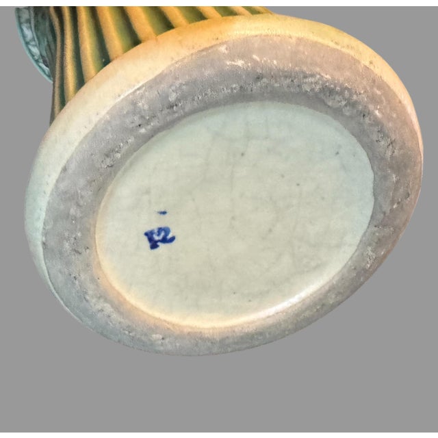 Mid 20th Century Vintage 12" Roseville Art Pottery Corinthian Vase For Sale - Image 5 of 6