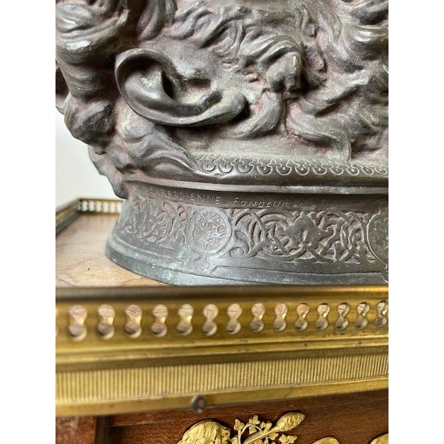 Antonin Mercié 1845 - 1916 French David Le Vainqueur (David the Conqueror) For Sale - Image 12 of 12