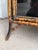 English Bamboo Bookcase Cabinet With Gallery Top and Two Glazed Doors For Sale - Image 16 of 18