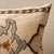 Traditional Schumacher Temara Embroidered Print Pillow in Natural 25X16" For Sale - Image 3 of 5