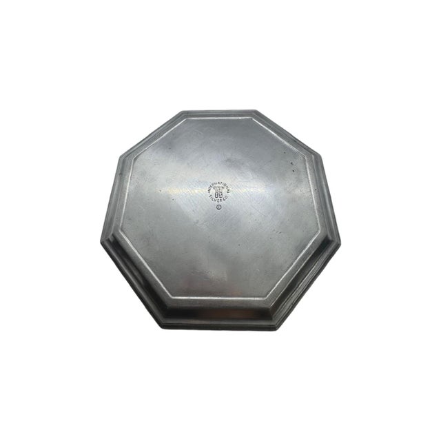 Vintage c.1960's Royal Holland KDM Daalderop Pewter 4 Piece Tea Set For Sale - Image 12 of 12