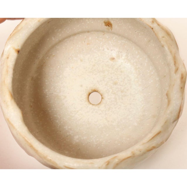 Small Studio Ceramic Matte Glazed Incised Ceramic Bud Vase by Deanna Nichols For Sale In New York - Image 6 of 12