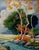 American Mid Century Autumn Landscape, Showers Beneath San Gabriel Hills by Aletha Martin For Sale - Image 3 of 4