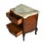 Antique French Provincial Walnut Two‑Drawer Nightstand With Marble Top For Sale In Greensboro - Image 6 of 12