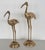 Hollywood Regency Vintage Italian Brass Cranes, 1970s, Set of 2 For Sale - Image 3 of 13