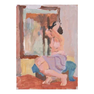 'Nude by a Mirror' by Victor Di Gesu, Paris, Salon D'Automne, Académie Chaumière, San Francisco Art Association, Los Angeles County Museum of Art