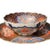 A Beautiful Example of Mid-Century (Showa Era) Japanese Imari Porcelain Charger and Bowl featuring the distinctive...