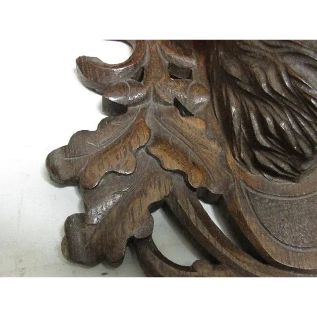 Antique Black Forest King Charles Spaniel Wall Shelf For Sale - Image 11 of 12