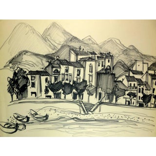 Jean-Baptiste Grancher, Provence Town With Mountains For Sale