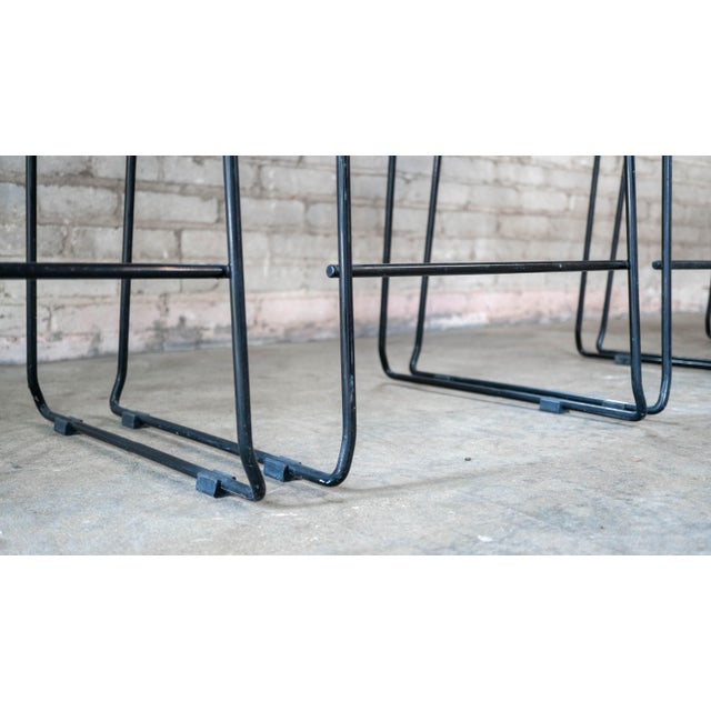 Post Modern Giandomenico Belotti Attributed 'Spaghetti' Counter Stools, C. 1980s - Set of 4 For Sale - Image 12 of 18