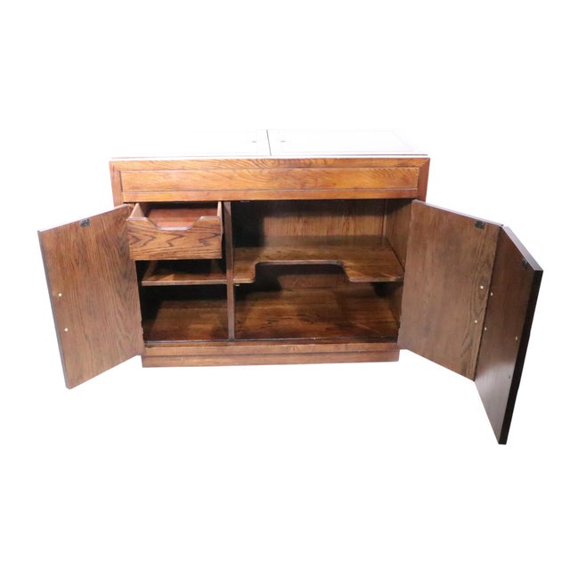 Campaign Style Dry Bar by Heneredon C. 1970/90's For Sale - Image 10 of 14