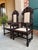 French Country Pair Antique French Arm Chairs Dining Renaissance Carved Oak Bird Black Forest For Sale - Image 3 of 12