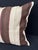 Turkish Hemp Pillow Cushion Natural Beige Brown Pillow Cushion Cover 24x24 For Sale - Image 4 of 4