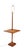 Classic Mid Century combination floor lamp, table, made by the Laurel Lamp Manufacturing Company, circa 1950/60's. The...