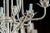 White Painted Wrought Iron Chinoiserie Chandelier With Bells For Sale - Image 10 of 11