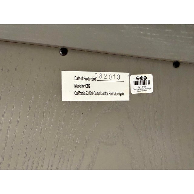 Cb2 Hanging/Leaning Gray Floor Mirror For Sale - Image 11 of 12