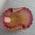 Vintage Pink and Yellow Murano Bullicante Aventurine Catchall Dish For Sale - Image 12 of 16