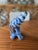 Ceramic Vintage Chinoiserie Parrot in Classic Blue and White For Sale - Image 7 of 9