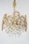 Gilt Brass Facet Cut Crystal Glass Chandelier from Palwa, 1970s For Sale - Image 9 of 15
