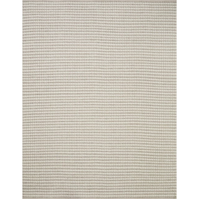 Amber Lewis x Loloi Ojai Ivory / Stone 18" x 18" Sample Rug For Sale