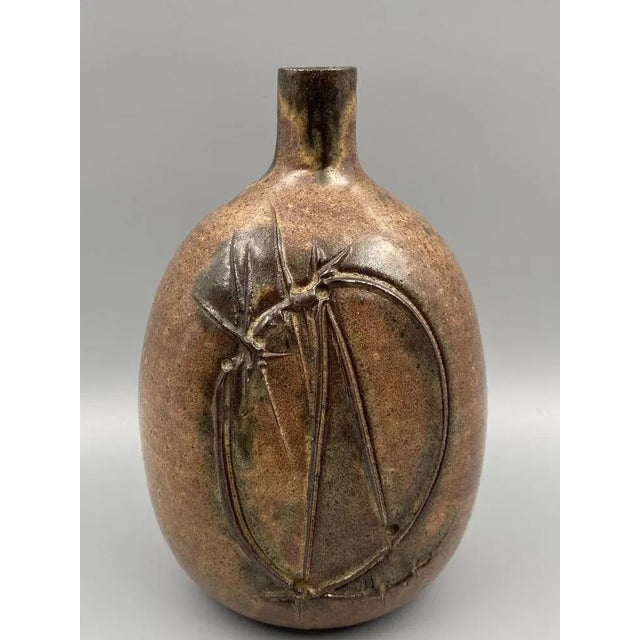 West German Fat Lava Style Studio Ceramic Vase by Luise Duncker, Germany, 1960s For Sale - Image 10 of 10