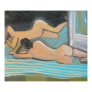 Small Figure Study Oakland Studio Painting