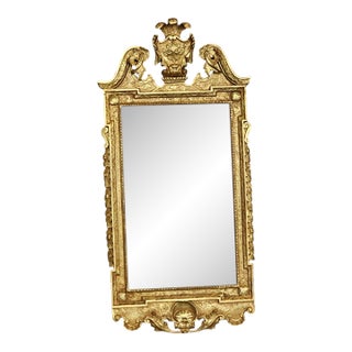 Late 20th Century Friedman Brothers Colonial Williamsburg Gold Gilt Governor's Palace Mirror For Sale