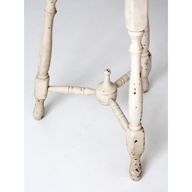 Pair of Vintage Cottage Pedestal Side Tables For Sale - Image 13 of 17