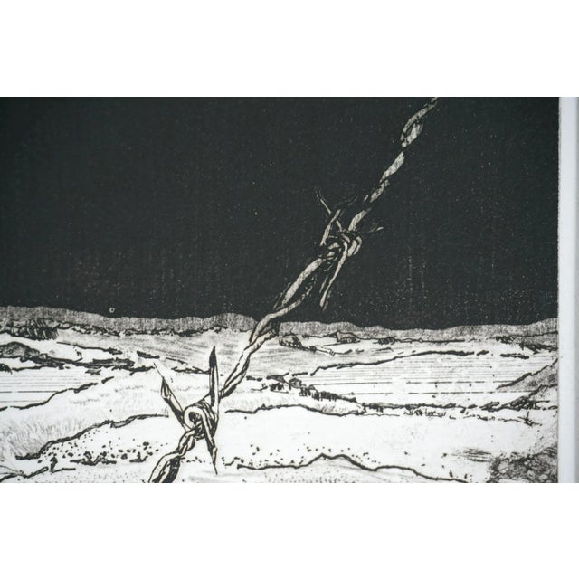 "Rebirth" Honey Bee and Barbed Wire - Intaglio Print by Tomoya Uchida For Sale - Image 4 of 6