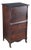 Antique Edwardian Mahogany Drop Front Secretary Filing Cabinet Console For Sale
