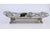 Silver Tray and Scissors with Chiseled Grate, Set of 2, in Good conditions.