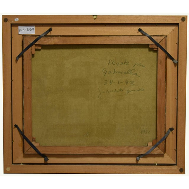 Modern Nazareno Gattamenata, Landscape, Oil on Canvas, 1993 For Sale - Image 3 of 4