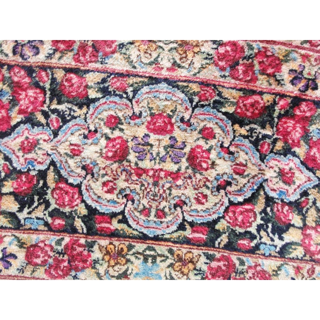 Traditional Antique Persian Kerman Laver Carpet, Circa 1920s, 8'8" X 14'9" For Sale - Image 3 of 14