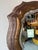 1960’s Italian Hollywood Regency Carved Wood Wall Mirror For Sale - Image 10 of 12