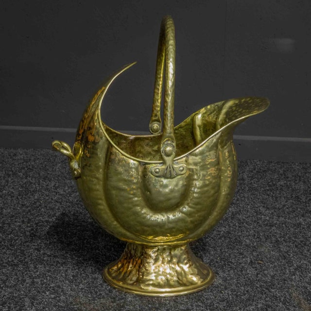 Victorian Brass Coal Helmet For Sale - Image 10 of 15