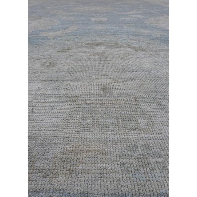 Turkish Oushak Rug 12'4" x 17'6" For Sale In Houston - Image 6 of 8