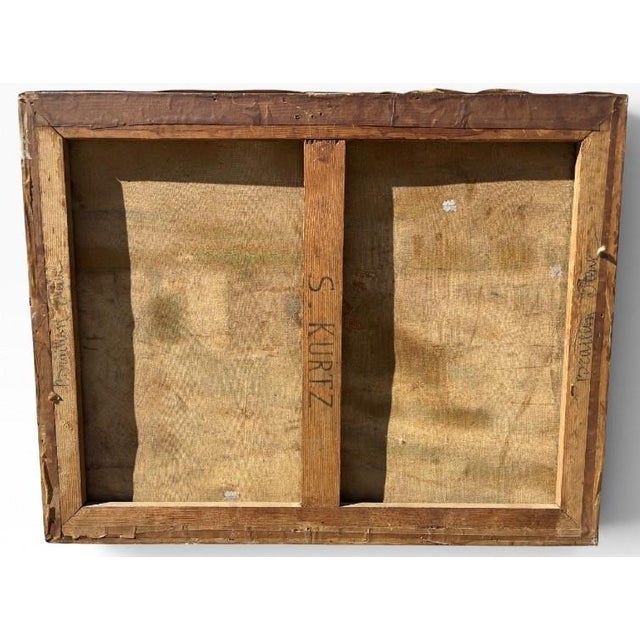 René Chancrin, Landscape Composition, 20th Century, Oil Painting on Canvas For Sale - Image 6 of 9