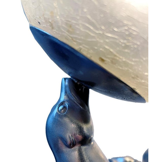 Art Deco Table Lamp by Carvin For Sale - Image 9 of 10