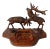 Black Forest Inkwell with Fighting Stags, 1970s For Sale