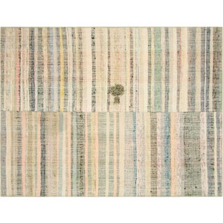 1960s Turkish Rag Kilim For Sale