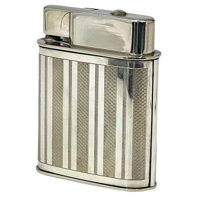Dutch Silver Table Lighter, 1949 For Sale