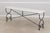 Wrought Iron Base Marble Top Console Sofa Table For Sale In Philadelphia - Image 6 of 15